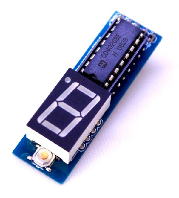 CD4026- 1 Digit Up Counter Module For Basic Electronics Projects