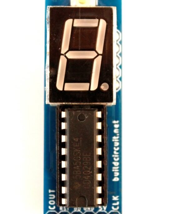 CD4029 Based Up And Down Counter For Arduino And NE555