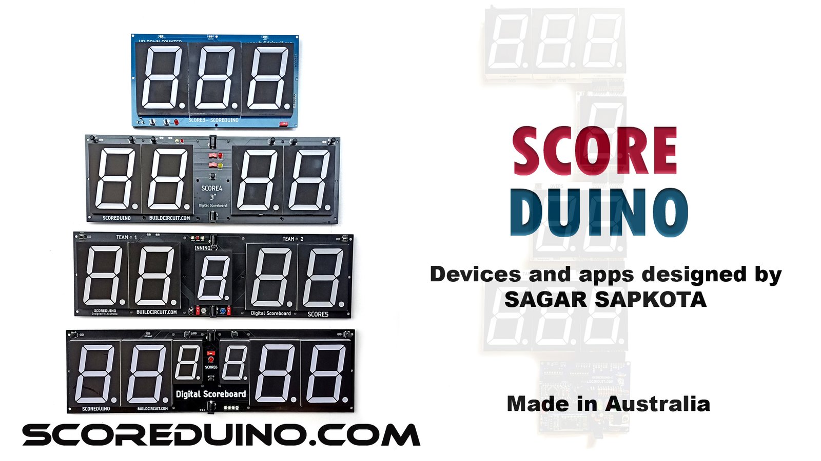 Scoreduino main page